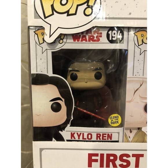 Funko Pop! Star Wars Costco First Order 4 Pack Kylo Exclusive Glows In The Dark - Picture 11 of 11